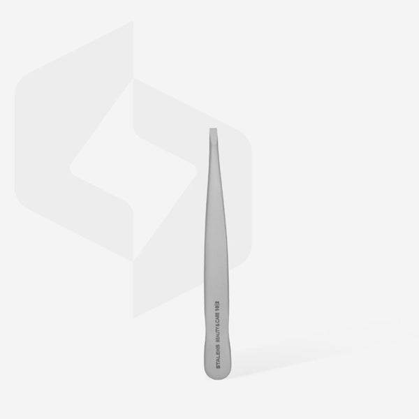 Eyebrow tweezers BEAUTY & CARE 10 TYPE 2 (narrow straight) Staleks