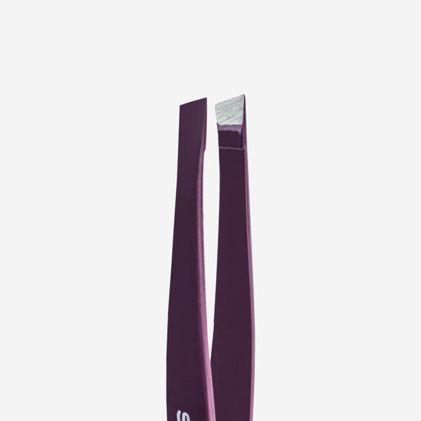 Eyebrow tweezers violet EXPERT 11 TYPE 3v (wide beveled) Staleks