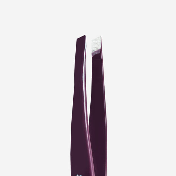 Eyebrow tweezers violet EXPERT 11 TYPE 4v (narrow beveled) Staleks