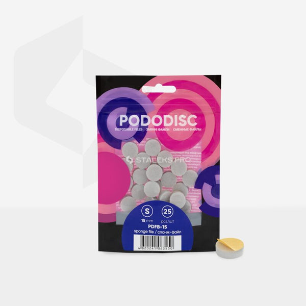 Disposable files-sponges for pedicure disc PODODISC EXPERT (25 pcs) Staleks