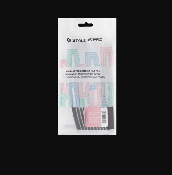 REFILL PADS FOR CRESCENT NAIL FILE/BUFFER EXTRA SOFT BASED EXPERT 41 (100/150/180/240 grit)