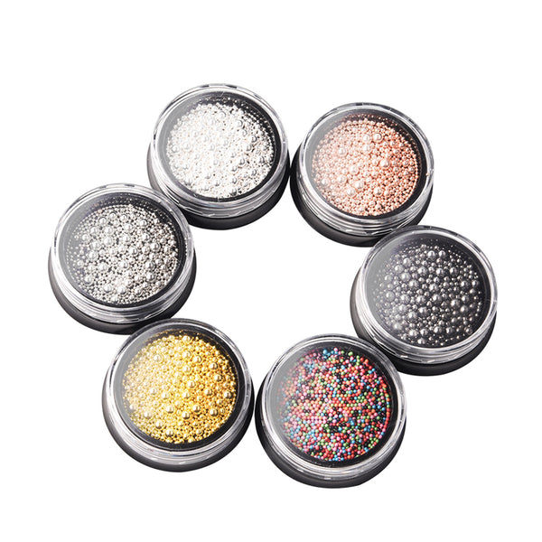 Mixed size metal caviar nail