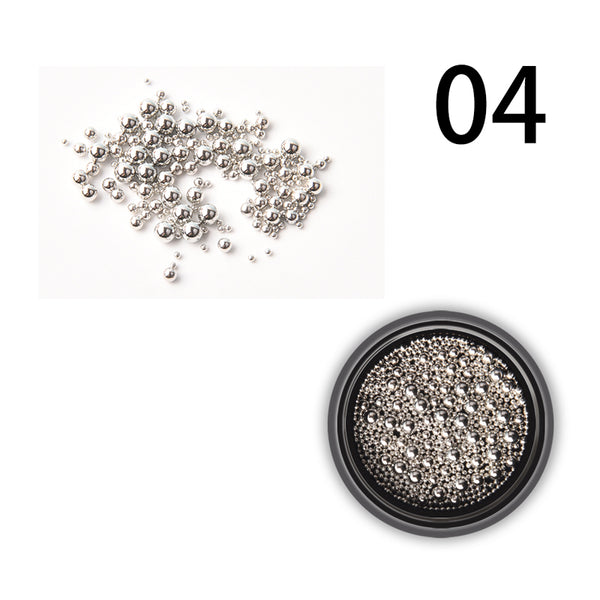 Mixed size metal caviar nail