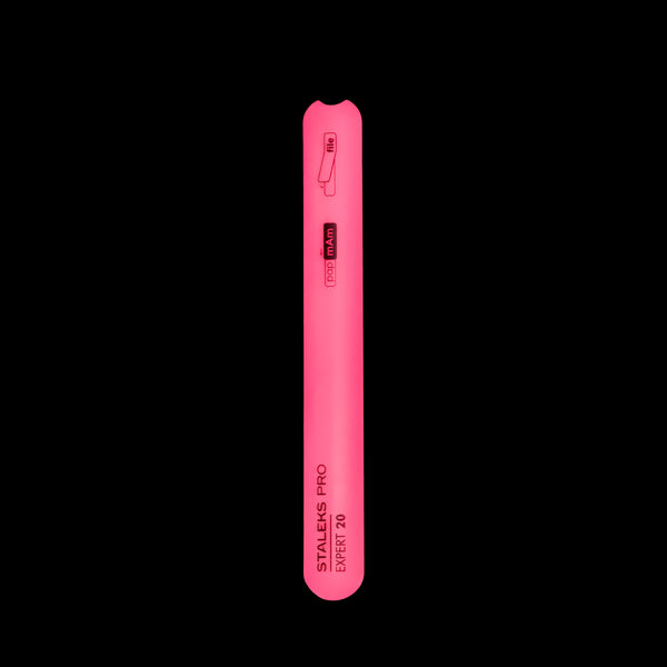 Beveled straight plastic nail file (base) Staleks Pro Expert 20